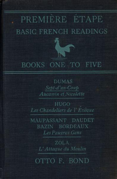 Première étape : basic French readings