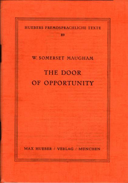 The Door of Opportunity