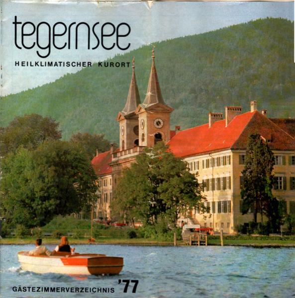 tegernsee. Heilklimatischer Kurort. Gästeverzeichnis ´77