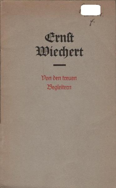 Von den treuen Begleitern