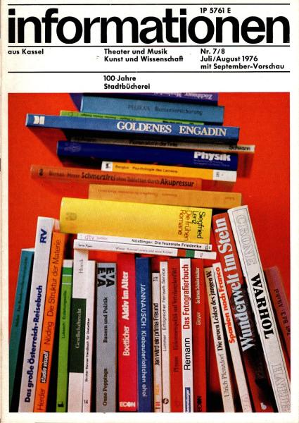 Informationen aus Kassel ; Nr. 7/8, 1976
