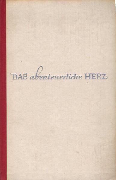 Das abenteuerliche Herz : Figuren u. Capriccios