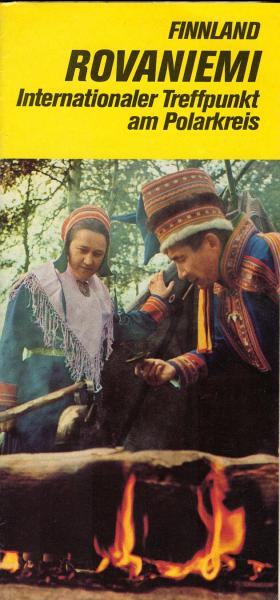 Finnland Rovaniemi : Internationaler Treffpunkt Polarkreis (Faltblatt)