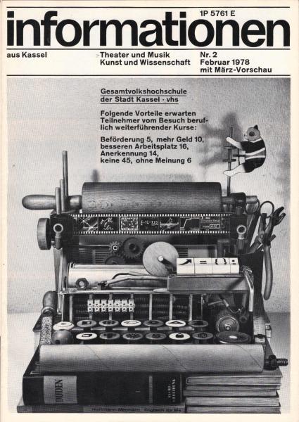 Informationen aus Kassel ; Nr. 2, Februar 1978 (mit März - Vorschau)