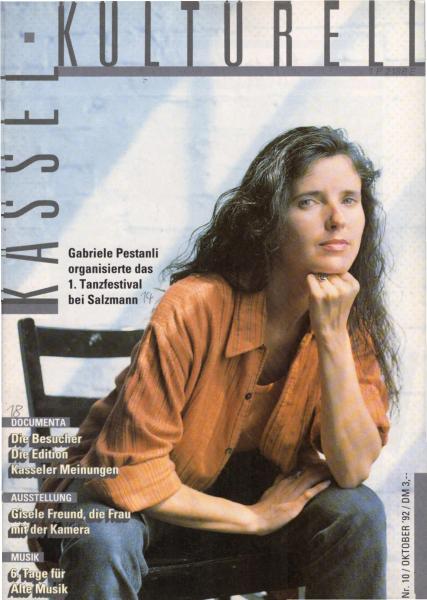 Kassel Kulturell Nr. 10 / Oktober ´92., Gabriele Pestanli organisierte das 1. Tanzfestival bei Salzmann