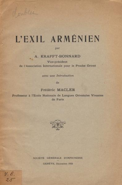 L´ Exil Arménien