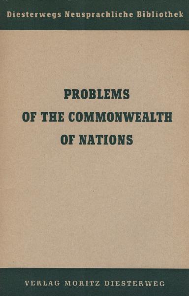 Problems of the Commonwealth of Nations