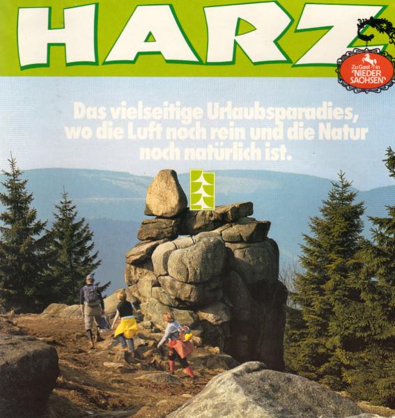 Harz : Das vielseitige Urlaubsparadies wo die Luft noch reinund die Natur nch natürlich ist (Faltblatt)