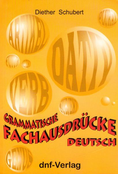 Grammatische Fachausdrücke Deutsch