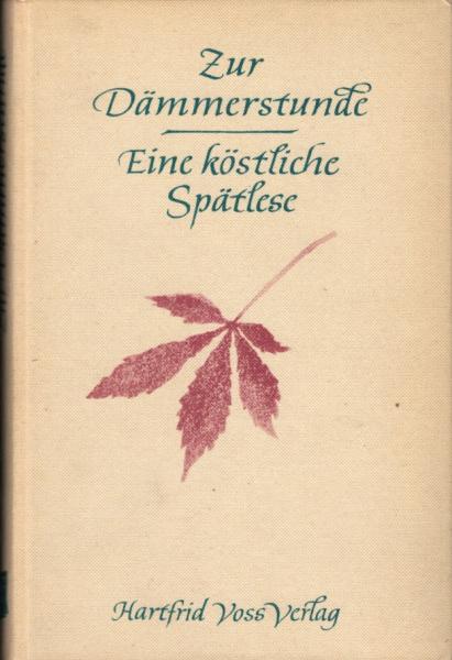 Zur Dämmerstunde, Teil: [Leserunde 1].