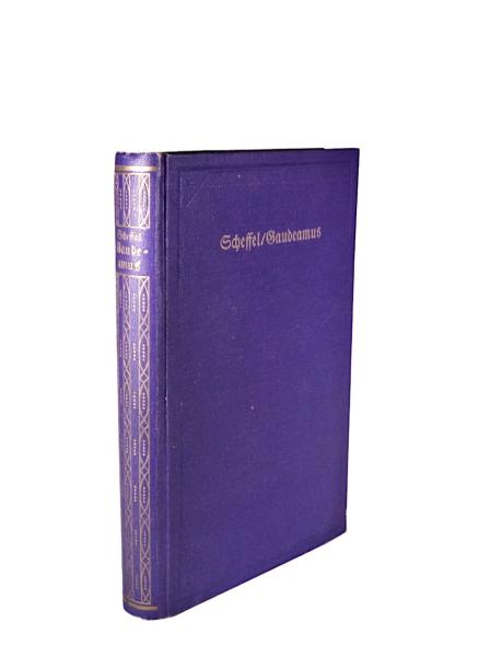 Gaudeamus, Frau Aventiure, Bergpsalmen, Jos. Victor v. Scheffel. [Hrsg. von Gustav Manz]