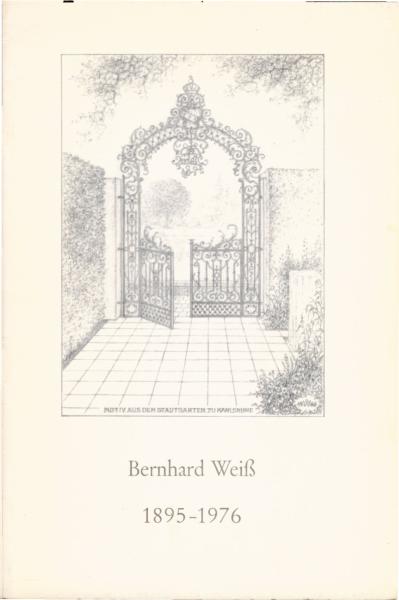 Bernhard Weiss (1895 - 1976) als Zeichner seiner badischen Heimat.