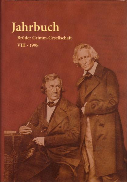 Jahrbuch der Brüder-Grimm-Gesellschaft. Band VIII.