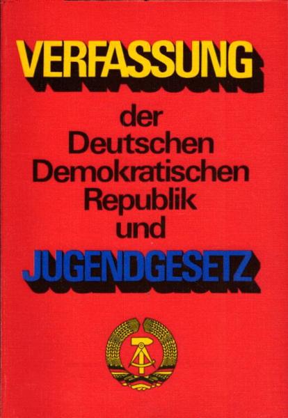 Verfassung der Deutschen Demokratischen Republik und Jugendgesetz