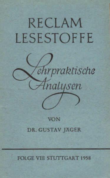 Lehrpraktische Analysen ; Teil : Folge 8