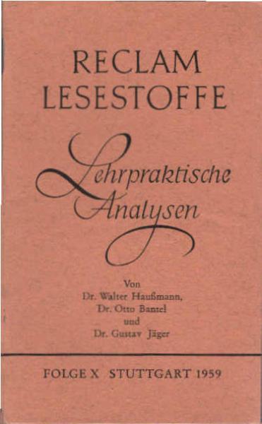 Lehrpraktische Analysen ; Teil : Folge 10