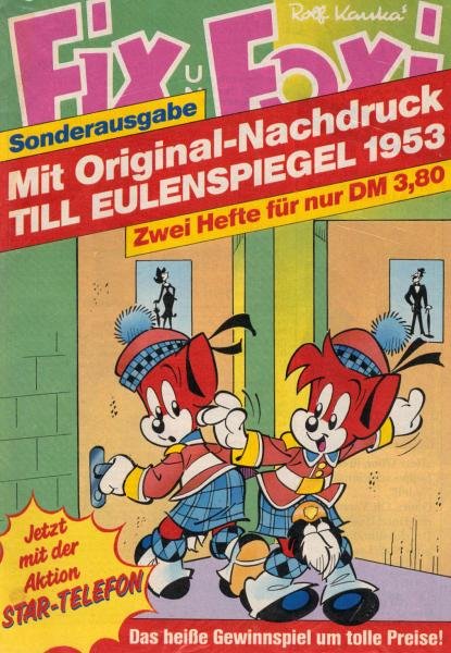 Fix und Foxi ; Band 34. Sonderausgabe. 2 Hefte.