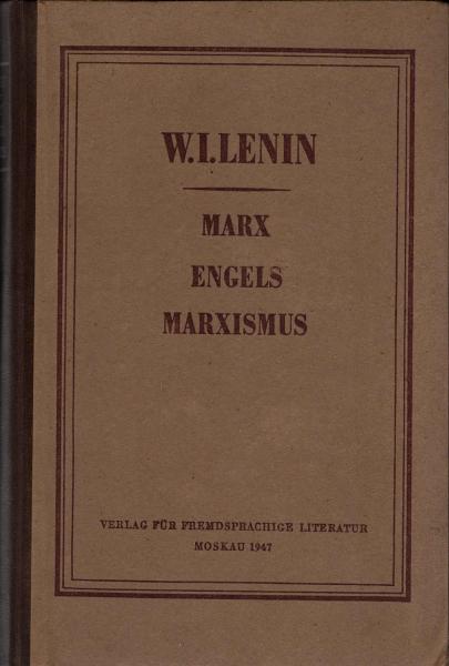 Marx, Engels, Marxismus