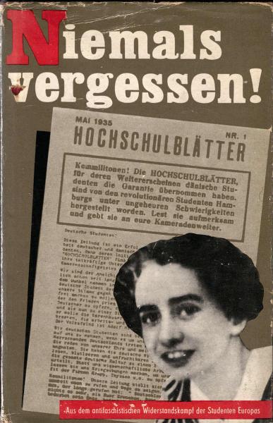 Niemals vergessen : Aus d. antifaschist. Widerstandskampf d. Studenten Europas