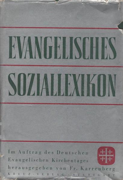 Evangelisches Soziallexikon.