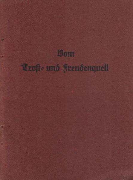 Vom Trost- und Freudenquell.