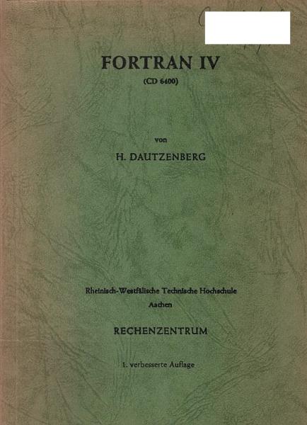 Fortran IV (CD 6400)