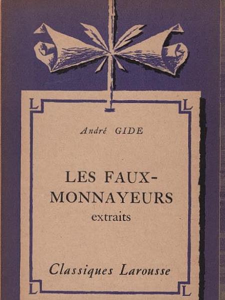 Les faux-monnayeurs : extraits.