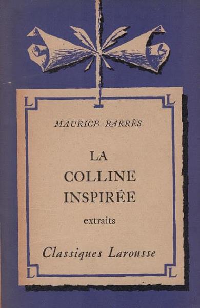 La colline inspirée : extraits