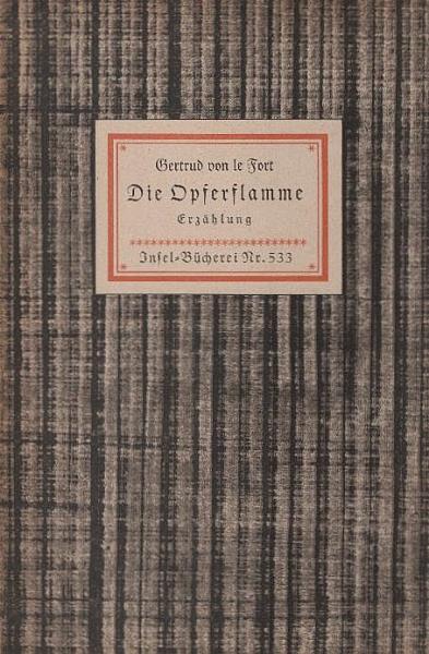 Die Opferflamme : Erzählung.