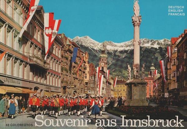 Souvenir aus Innsbruck. 62 Farbbilder.