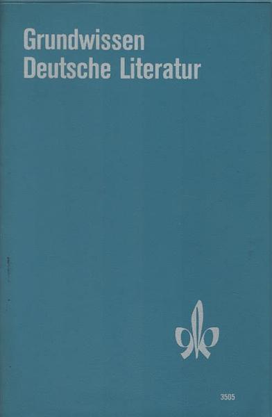 Grundwissen deutsche Literatur.