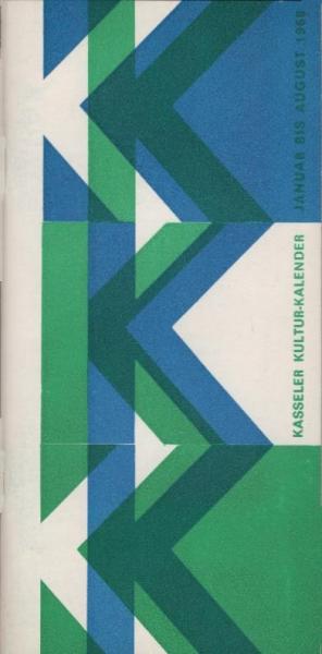 Kasseler Kultur-Kalender. Januar bis August 1968. [Prospekt]