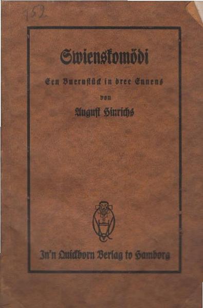 Swienskomödi : Een Buernstück in dree Ennens