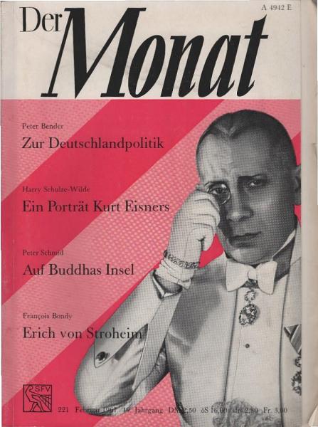 Der Monat. Eine internationale Zeitschrift. Heft 221.