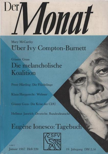 Der Monat. Eine internationale Zeitschrift. Heft 220.