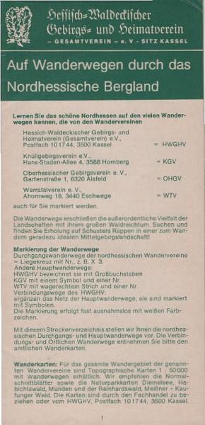 Auf Wanderwegen durch das Nordhessische Bergland