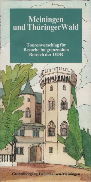 Meiningen und Thüringer Wald : Grenzübergang Eußenhausen/Meiningen.