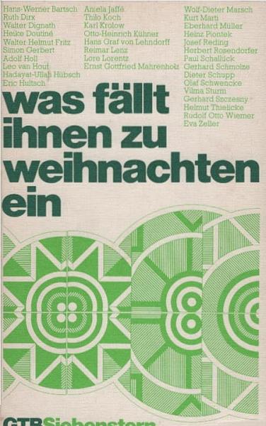 Was fällt Ihnen zu Weihnachten ein.