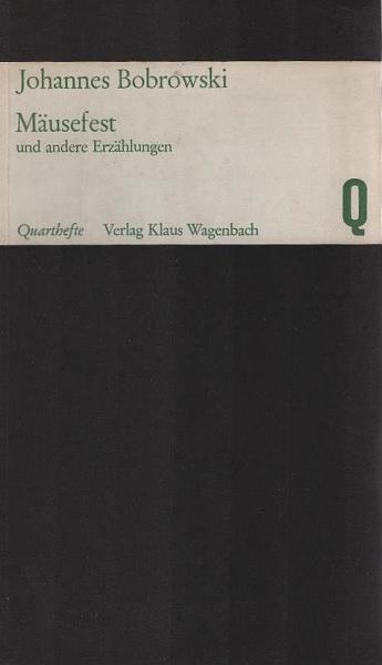 Mäusefest und andere Erzählungen.