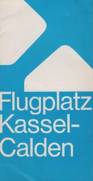 Flugplatz Kassel-Calden. (Faltprospekt)