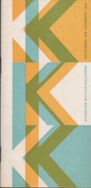 Kasseler Kultur-Kalender. September-Dezember 1968