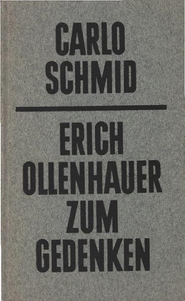 Erich Ollenhauer zum Gedenken