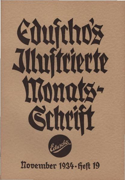 Eduscho's Illustrierte Monatsschrift. Heft 19.
