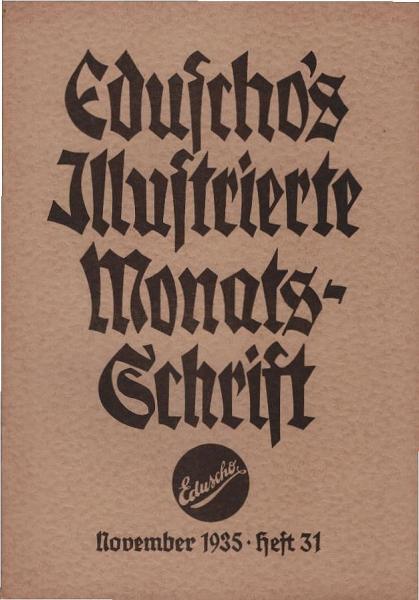Eduscho's Illustrierte Monatsschrift. Heft 31.