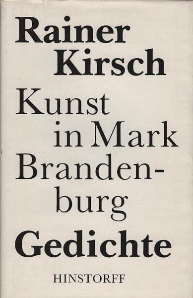 Kunst in Mark Brandenburg : Gedichte.
