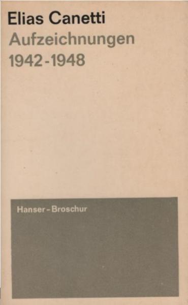 Aufzeichnungen 1942 - 1948.