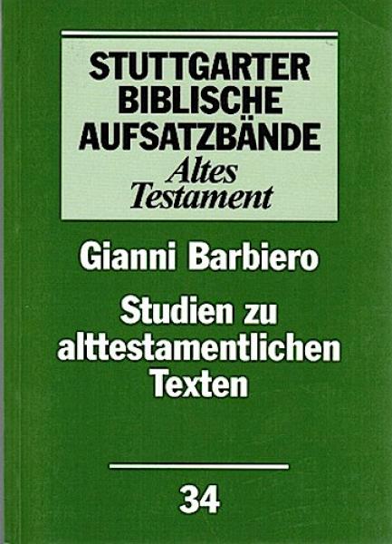 Studien zu alttestamentlichen Texten