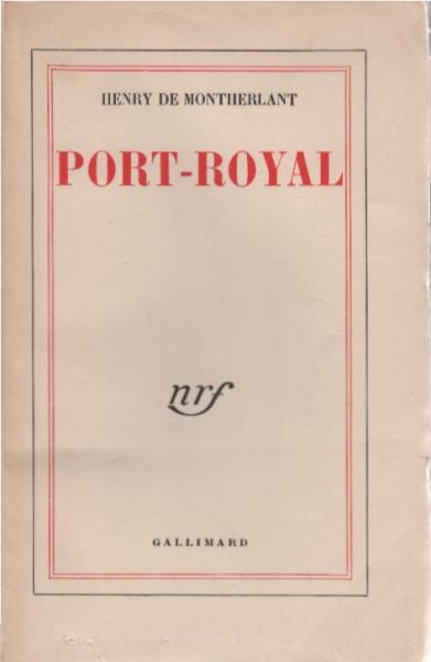 Port-Royal : Notes de Théatre; Vol. 2