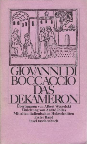 Boccaccio, Giovanni: Das Dekameron; Teil: Bd. 1.