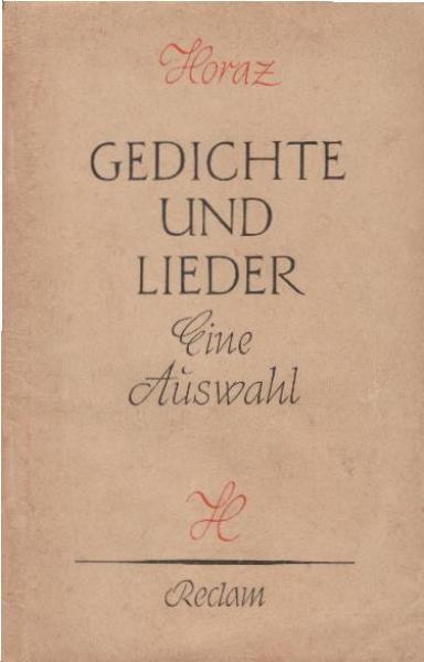 Gedichte und Lieder : Eine Auswahl.